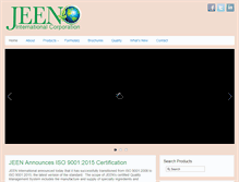 Tablet Screenshot of jeen.com